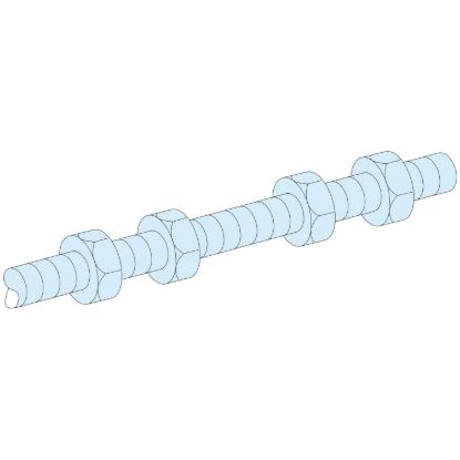Picture of Spacing rods, PrismaSeT P, for lateral busbar mounting