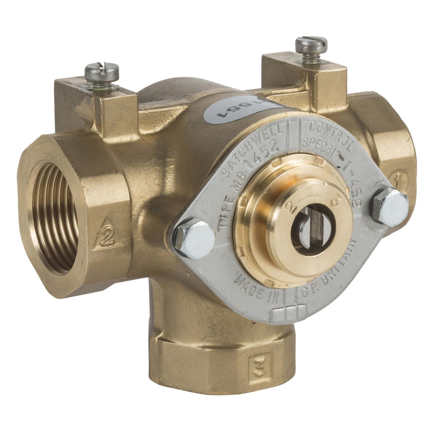 Picture of MB 3-Way Threaded Shoe Valve, 1/2" (Rp 1/2) Kvs 2.