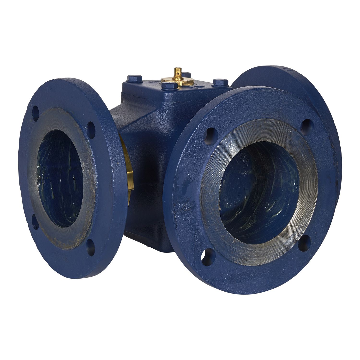 Picture of MBF 3-Way flanged Shoe valve, 2-1/2" (DN65) Kvs 65