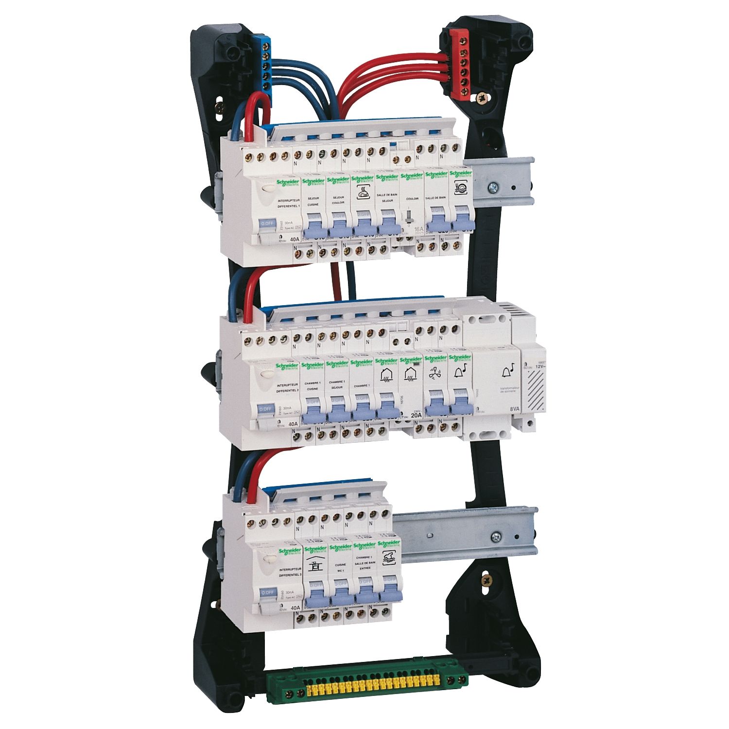 Picture of Terminal block support, Resi9 MP, set of 2