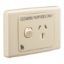 Picture of Single Switch Socket Outlet, Medilec, 250V, 15A, Cleaner Label