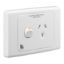 Picture of Single Switch Socket Outlet, Medilec, 250V, 10A, 2 Pole