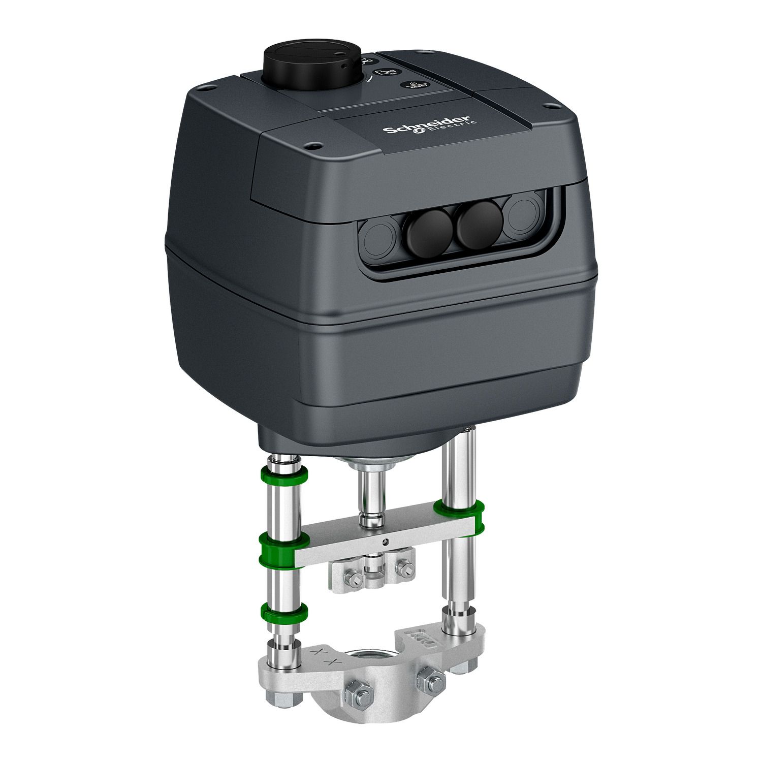 Picture of SpaceLogic MP2000-SR PIBCV Actuator, Multi-Signal Control, Spring Return (Normally Open), 24Vac/dc, 2000N, 2xSPDT, IP54