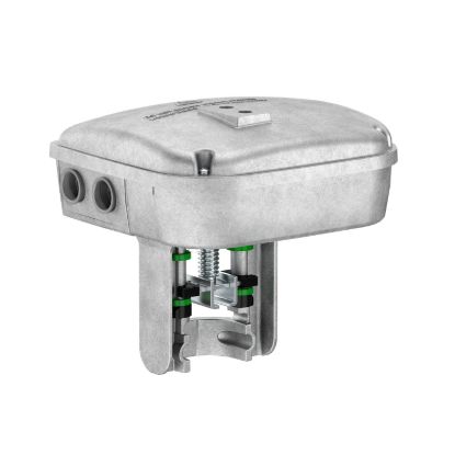 Picture of SpaceLogic MP500C-SR Actuator for PIBCV Valves, Multi-Signal Control, Spring Return UP (Open Valve), 24Vac/dc, Terminal Block Connection, 500N, IP54