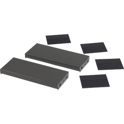 Picture of Side panels for the plinth, PanelSeT SFN, PanelSet SF, PanelSet SM, for electrical enclosure  D400mm, set of 2, H100mm