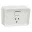 Picture of Single Switched Socket Outlet, Clipsal Iconic Outdoor, Horizontal, 10A, 250V