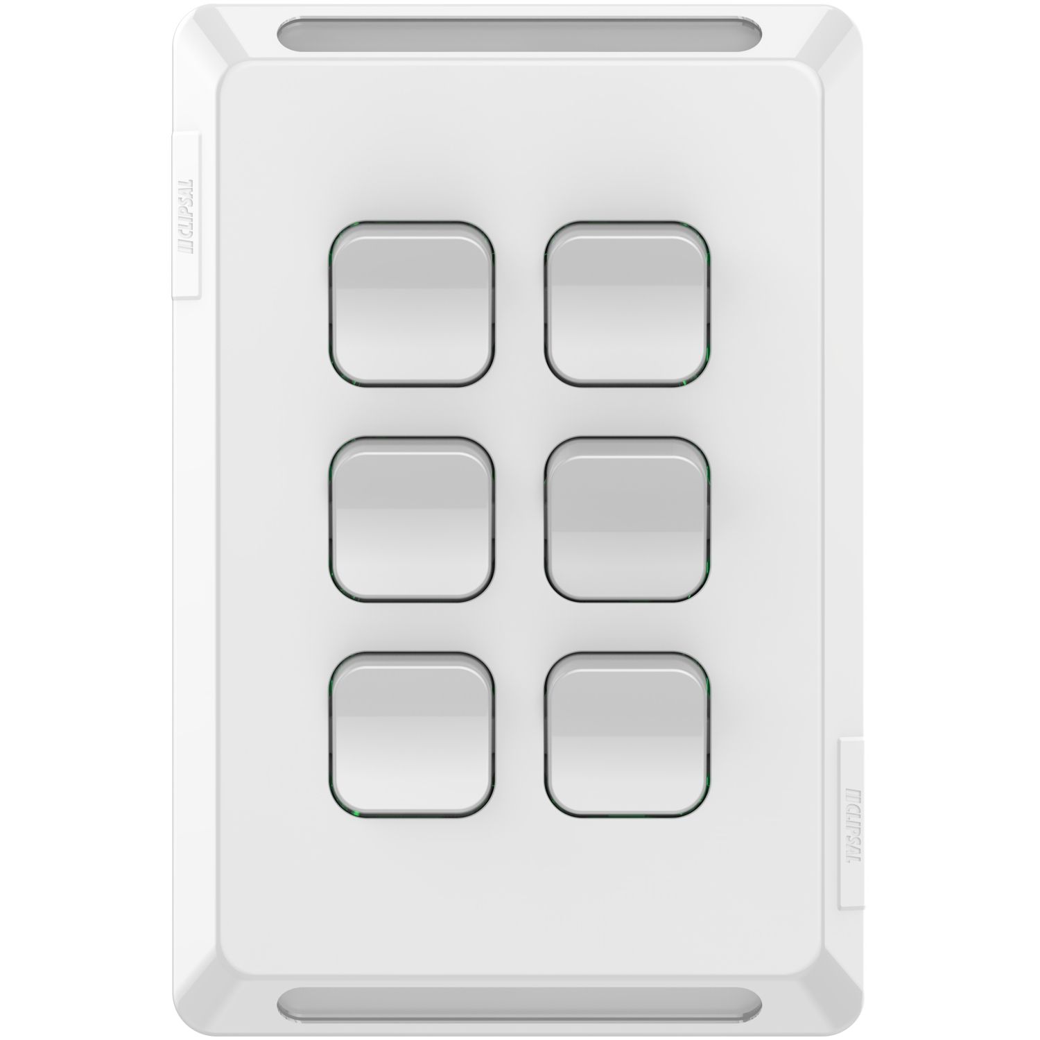 Picture of Gridplate and Skin, Pro Series, 6 Gang, Vertical/Horizontal Mount