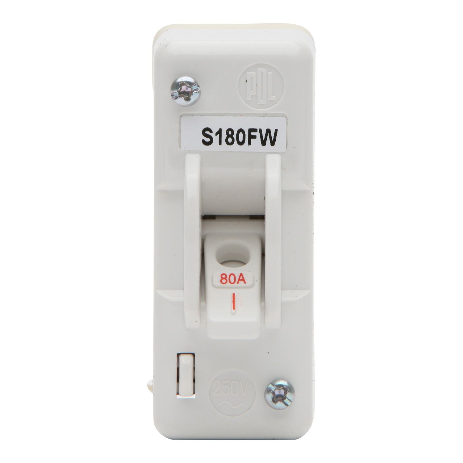 Picture of Front Wiring Mains Switch, S Series, 80A/M200, 50 Hz, 1P, White