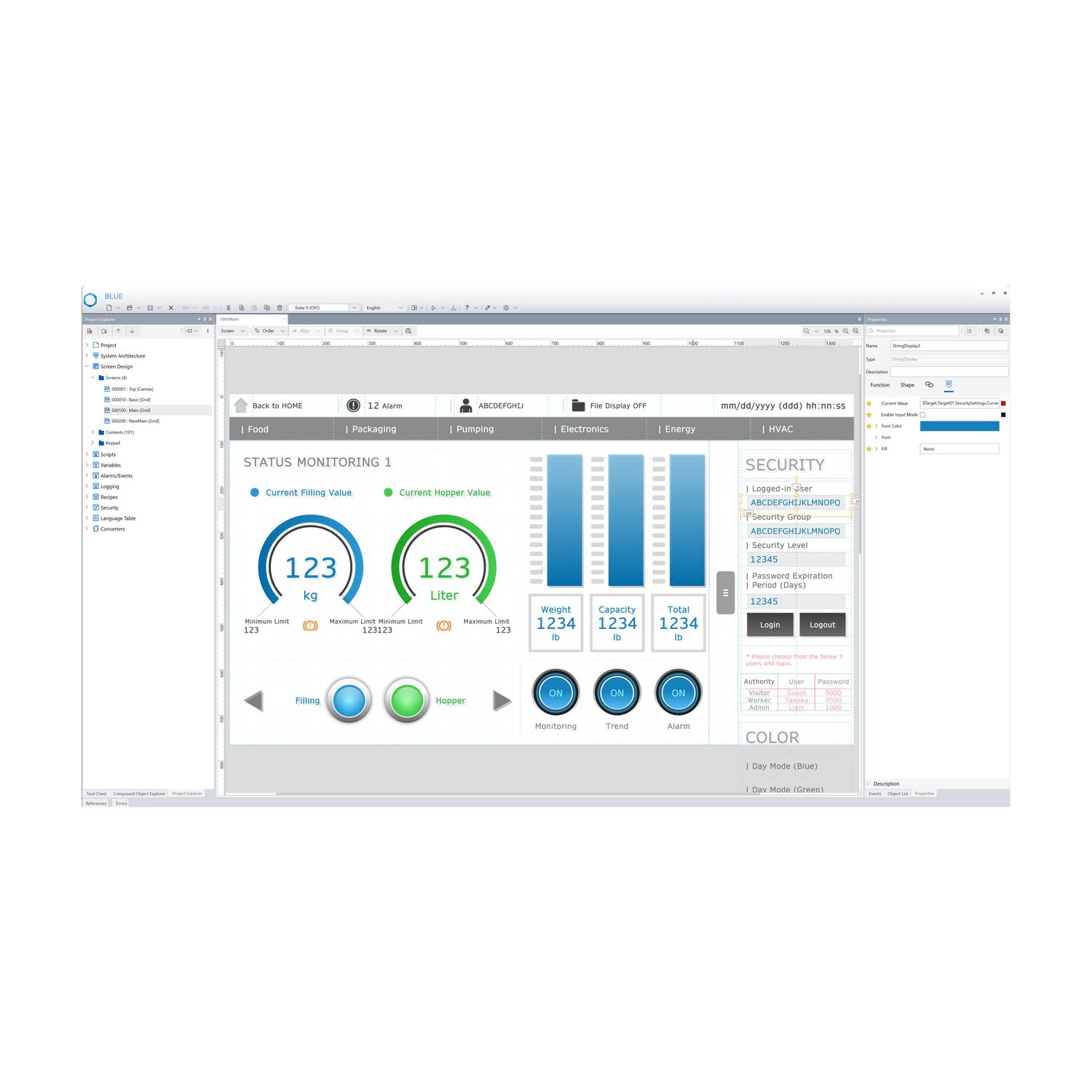 Picture of Basic buildtime license, Pro-face BLUE, version 3.x, single, 1 station, permanent, digital