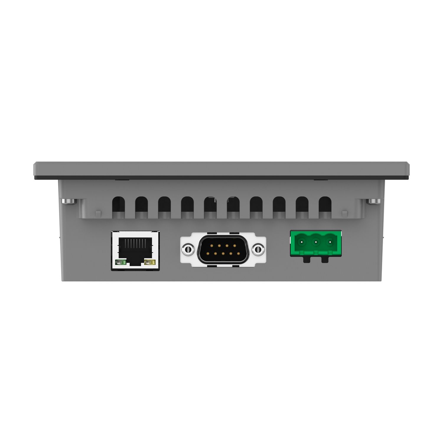 Picture of 4"W touch panel display, 1COM, 1Ethernet, USB host&device, 24VDC, GP-ProEX model