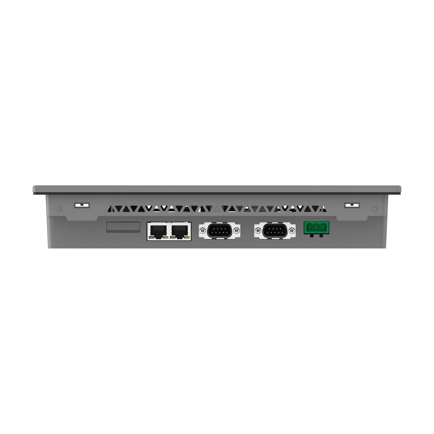 Picture of 10"W touch panel display, 2COM, 2Ethernet, USB host&device, 24VDC, GP-ProEX model