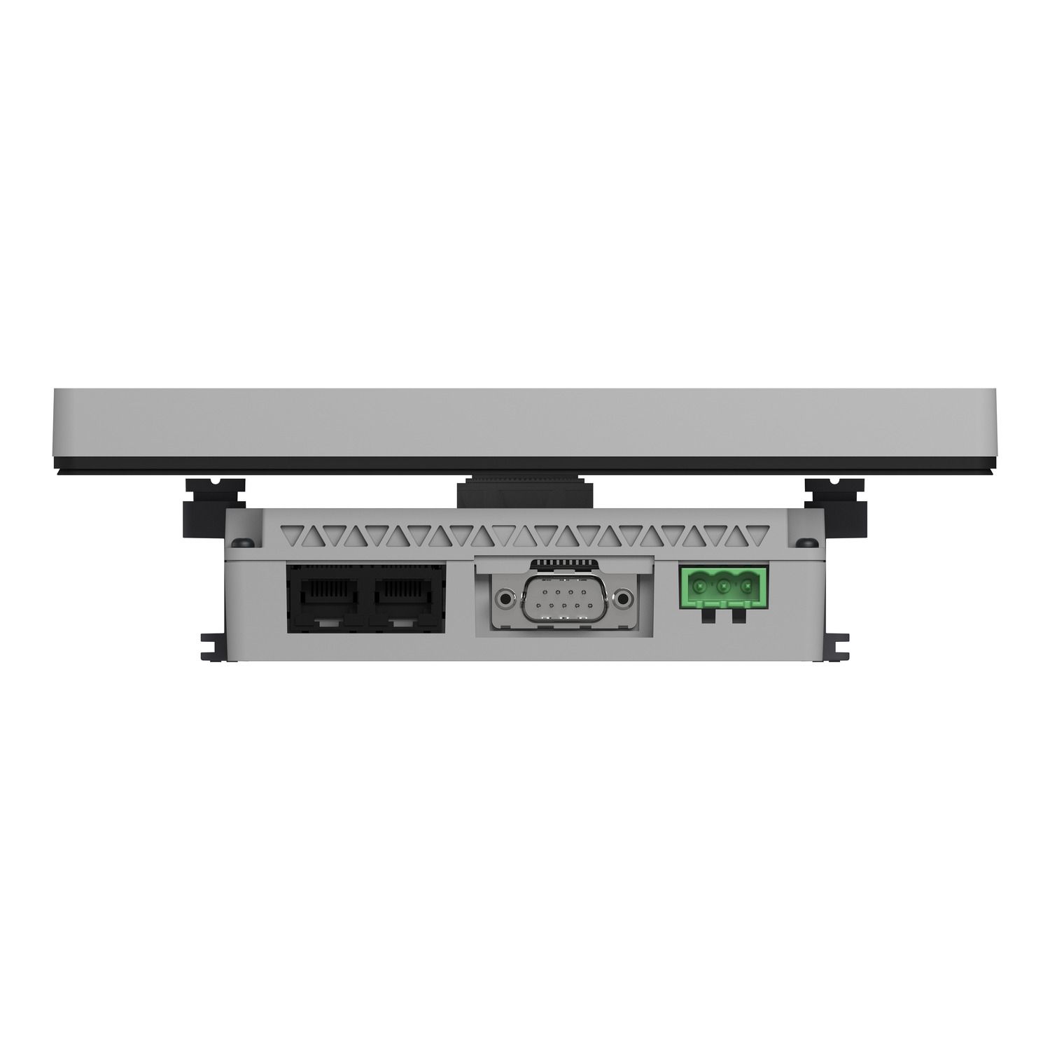 Picture of Basic touch panel modular terminal, Proface STM6000, GP-ProEX, 7"W display, 1 COM, 2 Ethernet, 24V DC