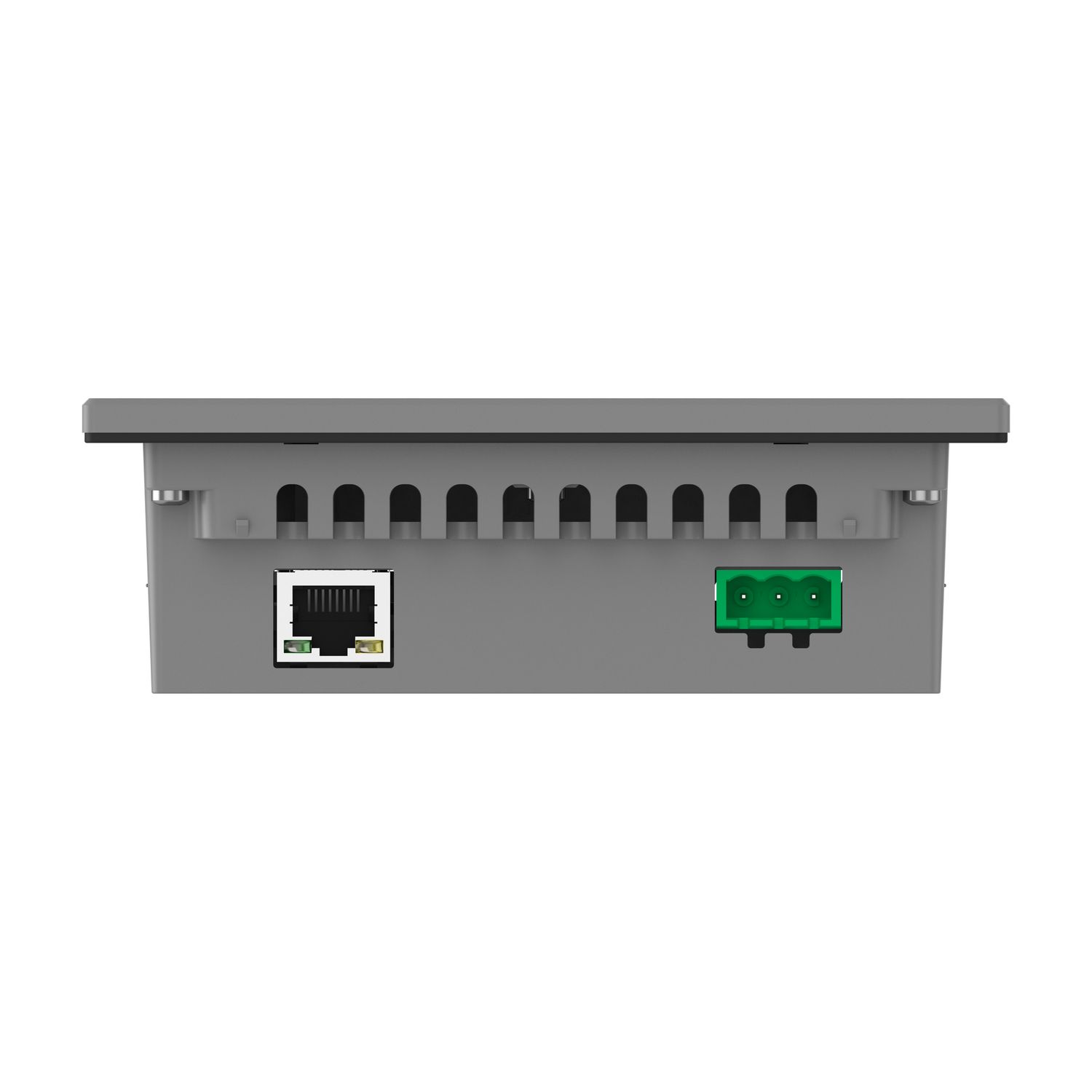 Picture of 4"W touch panel display, 1COM, 2Ethernet, USB host&device, 24VDC