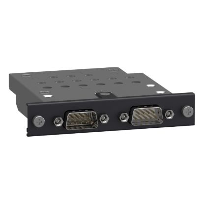 Picture of Expansion option, PS6000, 2 x D-Sub 9 pin plug connector, 2,400...115,200 bps