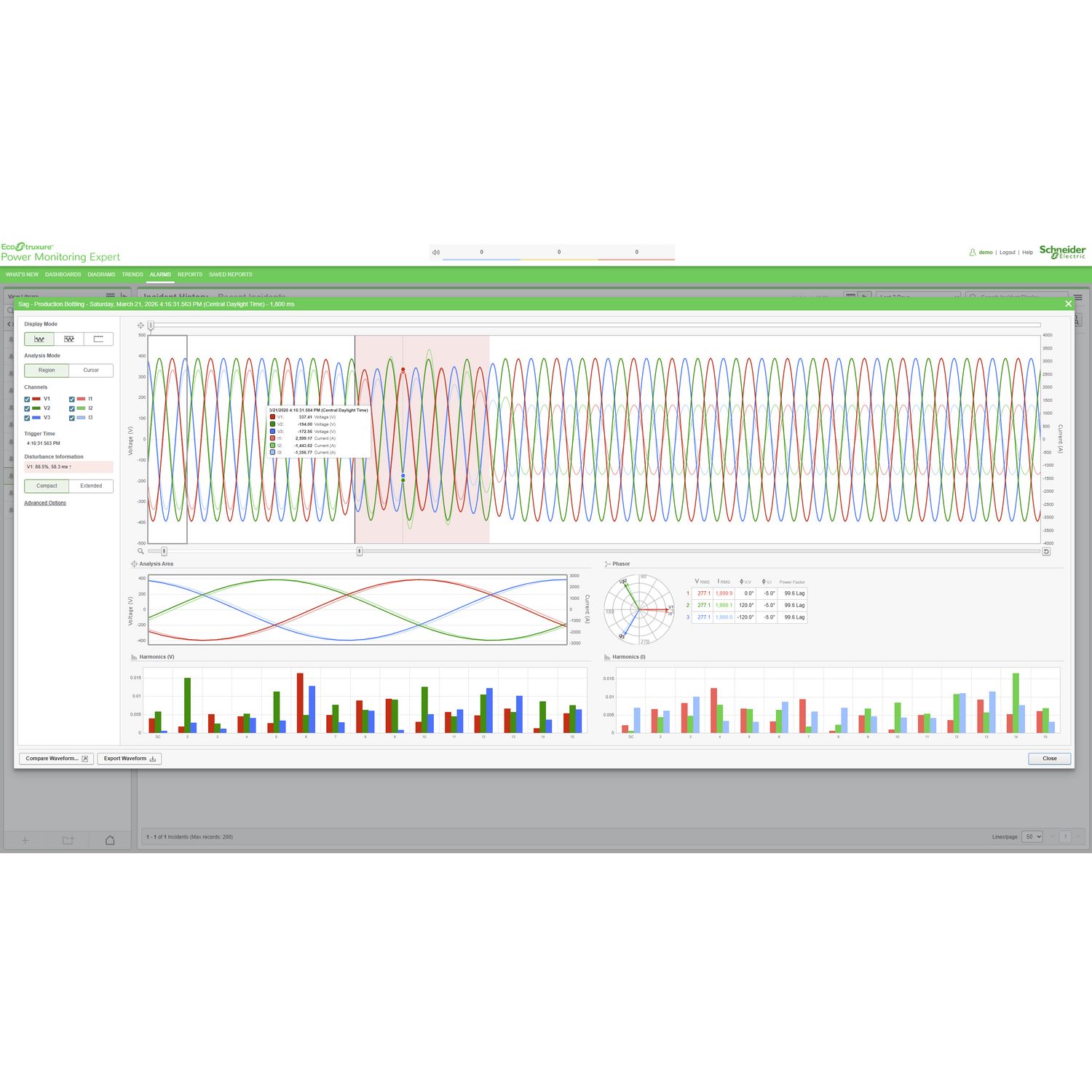 Picture of EcoStruxure Power Operation - Breaker Performance Module