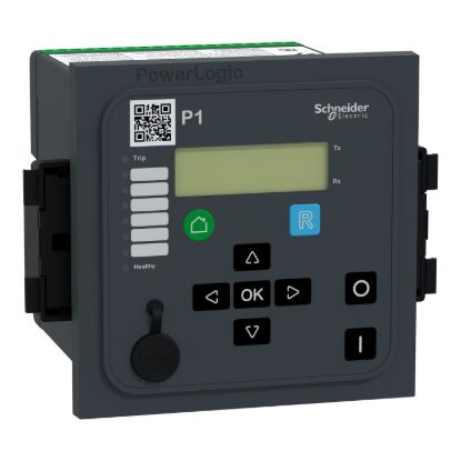 Picture of protection relay PowerLogic P1F 24-250V 3CT 1Io: 0.01-2IN 0DI-6DO RS485 USB