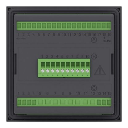 Picture of protection relay PowerLogic P1F 90-250V 3CT 1Io: 0.01-2IN 1VT 8DI-6DO RS485 USB