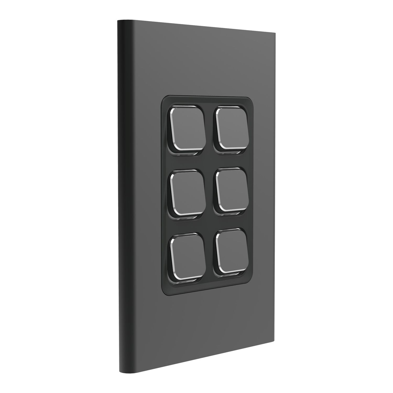 Picture of Styl Switch Plate Skin, Clipsal Iconic, Vertical/Horizontal, 6 Gang