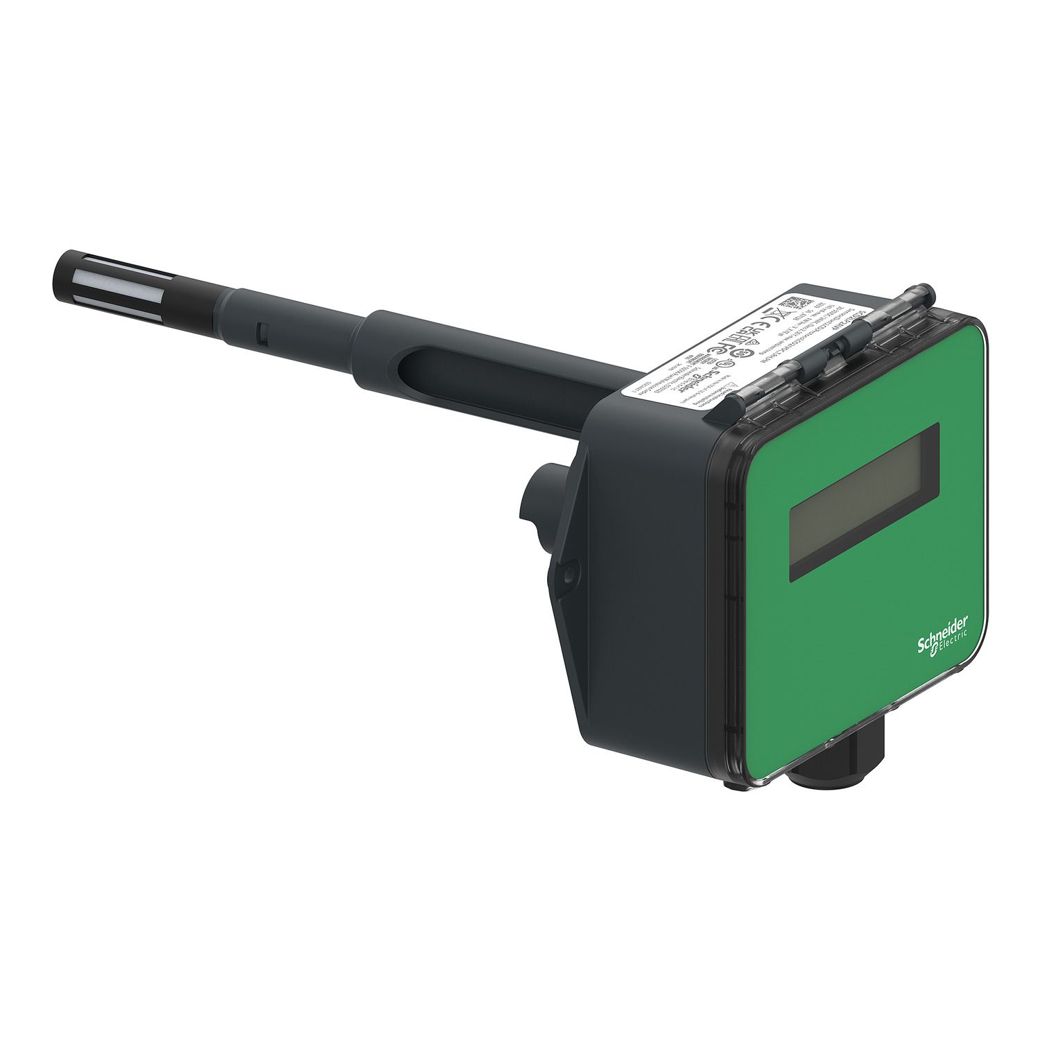 Picture of Air quality sensor, SpaceLogic Sensors, SCD2 Series, CO2, LCD display, BACnet, Modbus, temperature transmitter, VOC