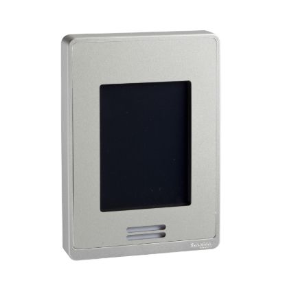 Picture of Low-Voltage Fan Coil Room Controller & Zone Controller: BACnet MS/TP, RH sensor & control, PIR motion sensor, Silver Case/Fascia