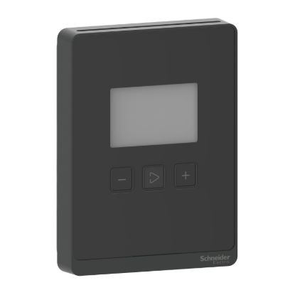 Picture of SpaceLogic SLA Series Sensor, Room, Temperature, Segmented LCD, Analog Outputs with Optimum Black Housing