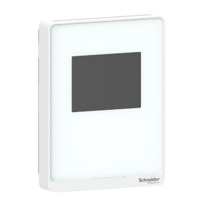 Picture of Sensor, SpaceLogic SLA Series, humidity, room, temperature, color touchscreen, analog outputs, optimum white housing