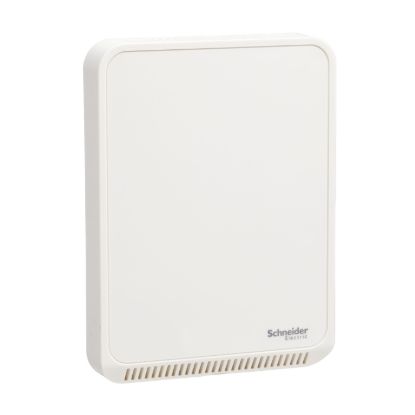 Picture of Sensor, SpaceLogic SLP Series, air quality, CO2, temperature, room, BACnet MSTP/Modbus, matte white housing