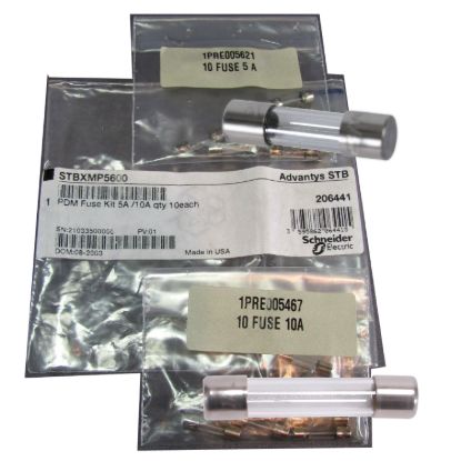 Picture of Modicon STB - PDM fuse kit - for I/O module - 5 fuses 10 A