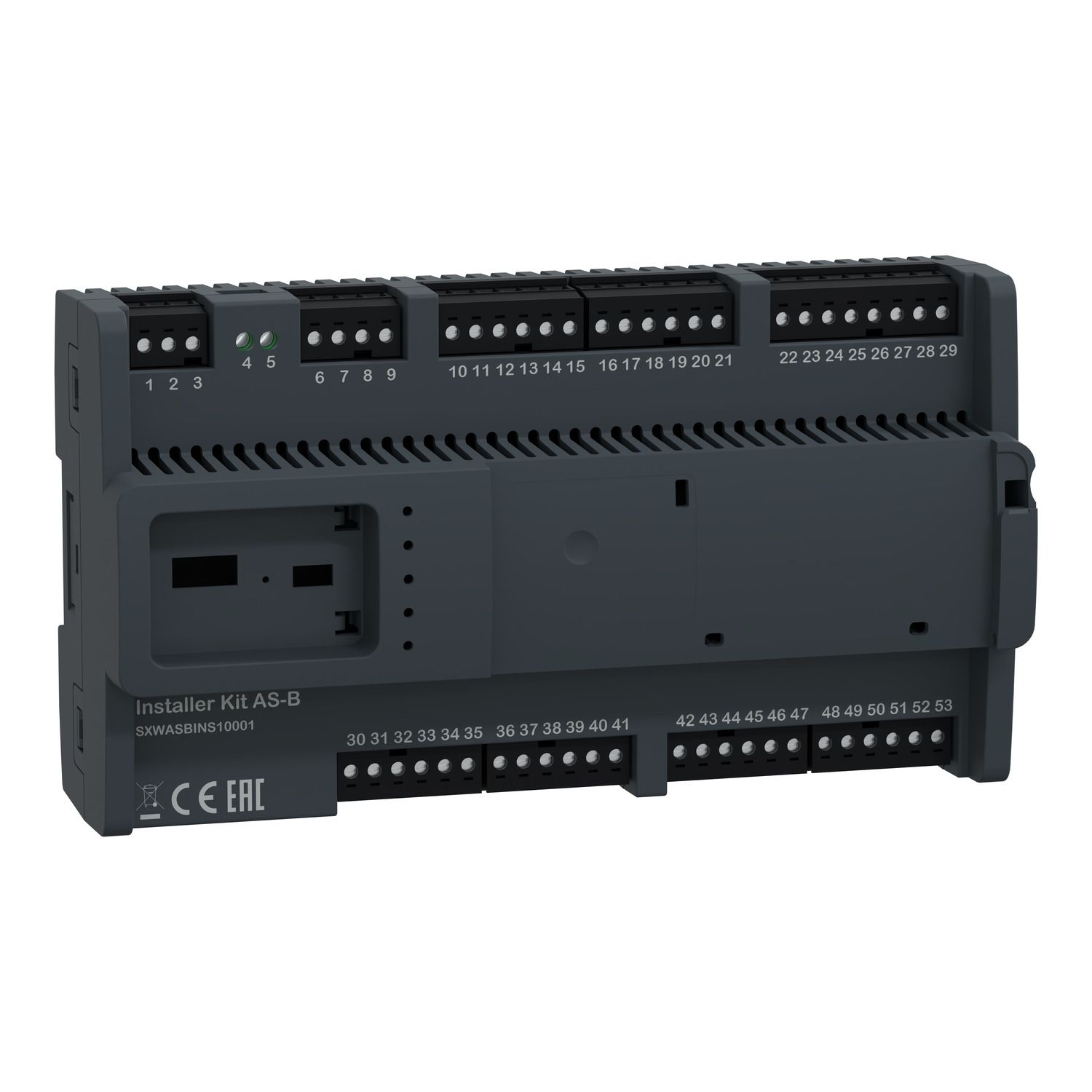 Picture of Installer kit, SpaceLogic, for AS-B controllers, mechanical unit for panel builders