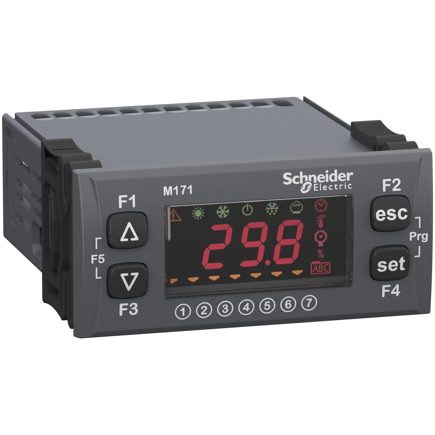 Picture of Controller, Modicon M171/172/173, optimized, flush mounting, 22 IO, Modbus