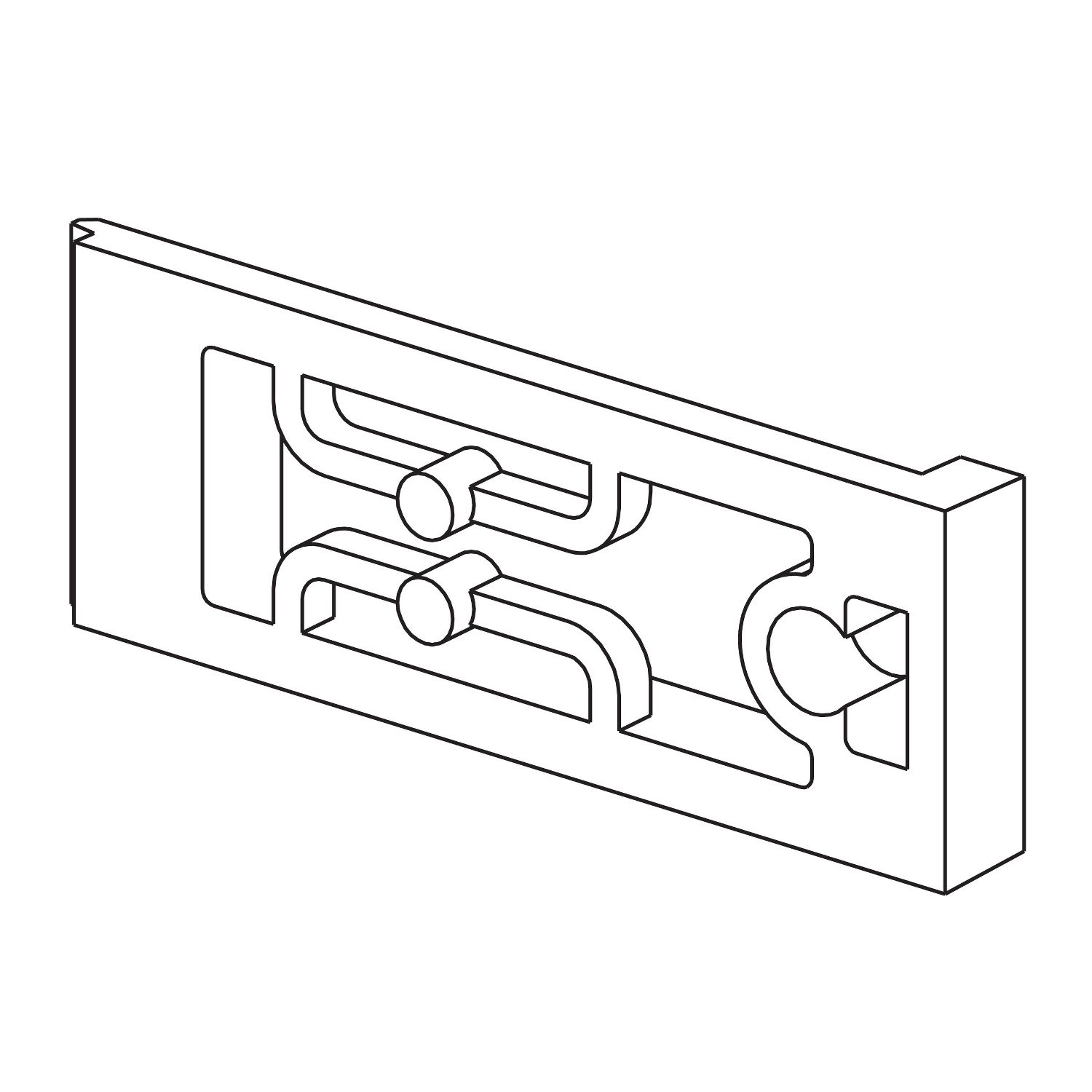 Picture of Modicon M172 Performance 12 clips-on lock for Panel Mounting