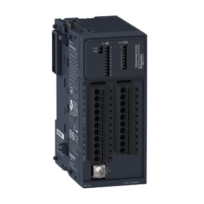 Picture of counter module, Modicon TM3, high speed, 2 channels HSC, 10 inputs, 8 outputs, spring
