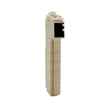 Picture of analog input module, Modicon TM5, 4I, temperature probe PT100, PT1000, 16bits