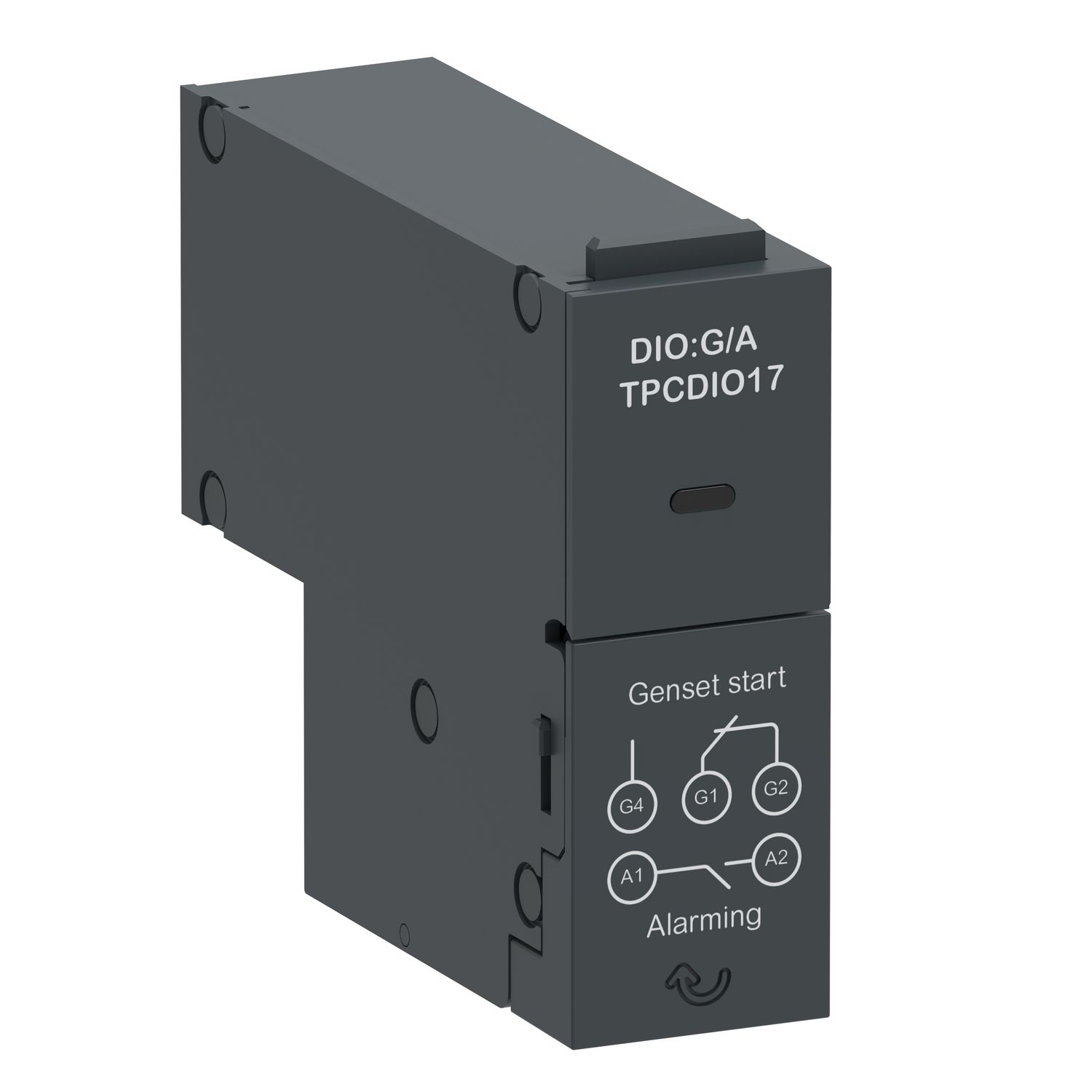 Picture of function module, TransferPacT, genset start and alarm, output signal