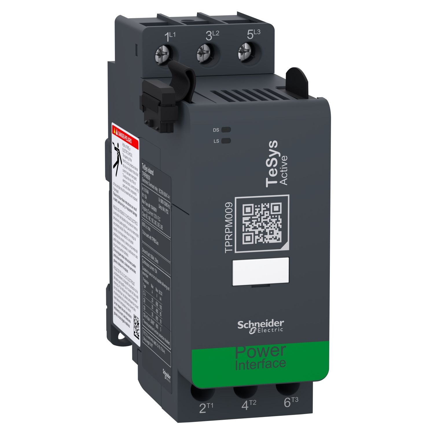Picture of Power module, TeSys island, 15A at AC-1, 9A at AC-3, 4kW, 5hp