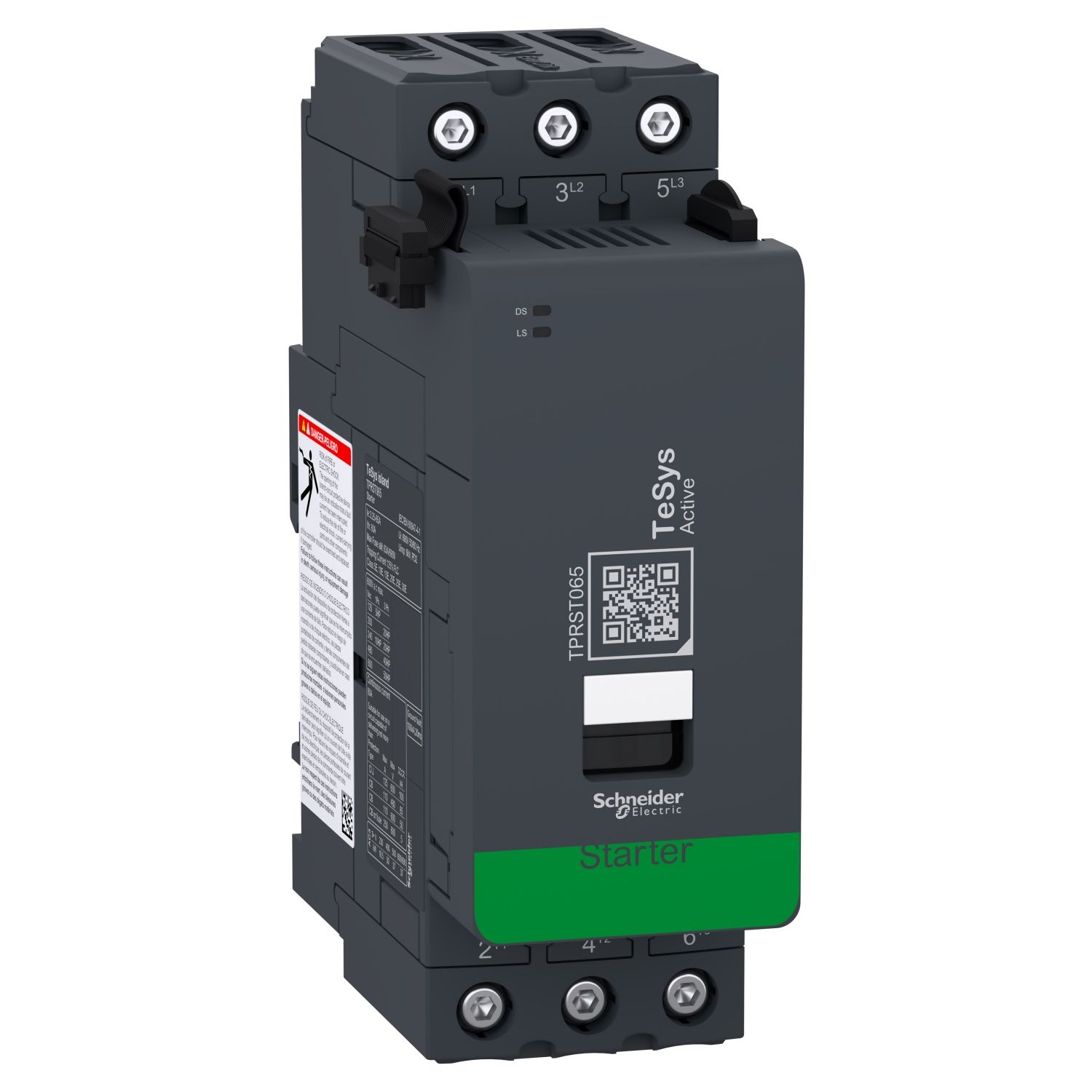 Picture of Motor starter, TeSys island, 80A at AC-1, 65A at AC-3, 30kW, 40hp, DOL type