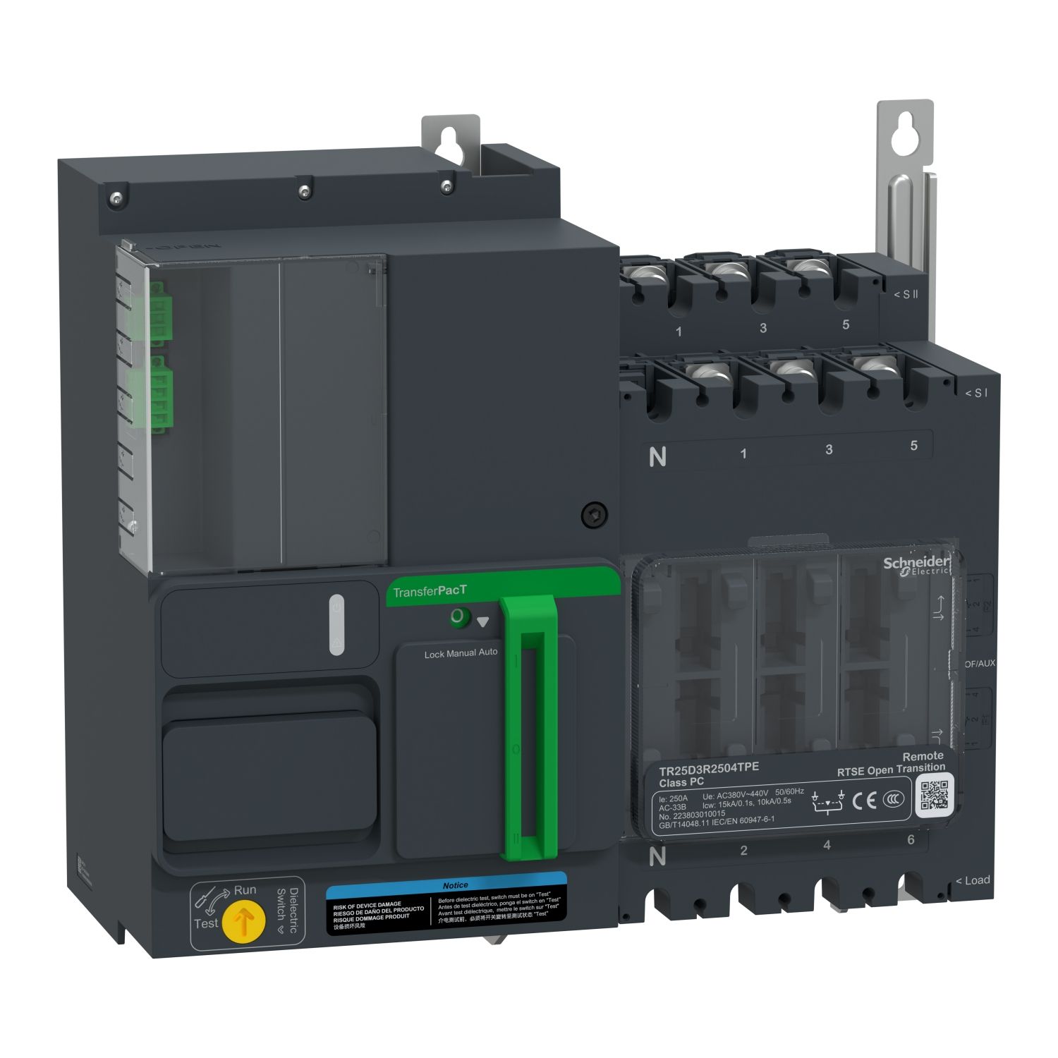 Picture of TransferPacT Remote, 250A, 400V, 3P, Remote, frame 250A
