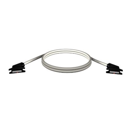 Picture of rolled ribbon connecting cable - for I/O module with HE10 connectors - 1 m