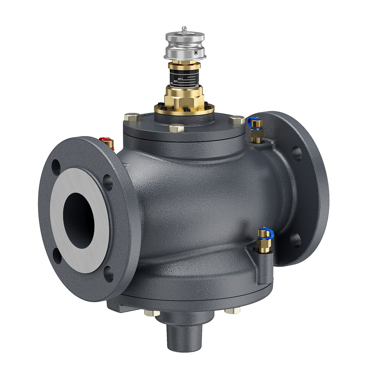 Picture of SpaceLogic VP220F PIBCV (PICV), 2-Way, PN16, DN50, Flanged, Standard Flow: 5.0...12.5 m³/h (1.4...3.5 l/s).