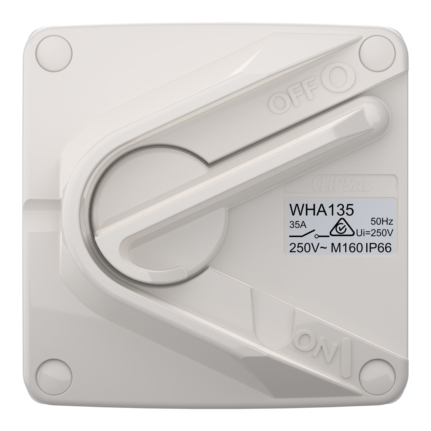 Picture of Switch, Weathershield, 1-Gang, 1 Pole, 35A, 250VAC, IP66