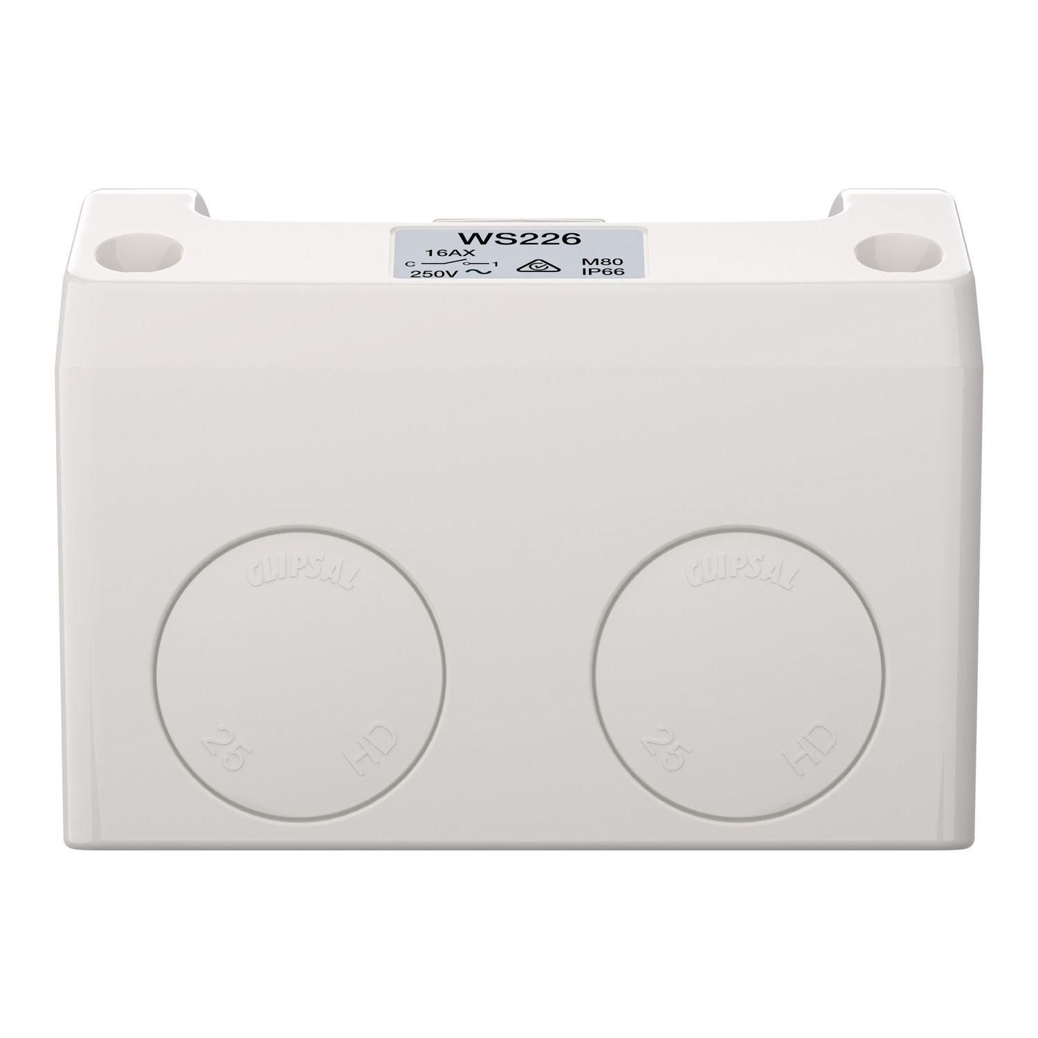 Picture of Switch, Weathershield, 1-Gang, 2 Pole, 20A/16AX, 250VAC, IP66