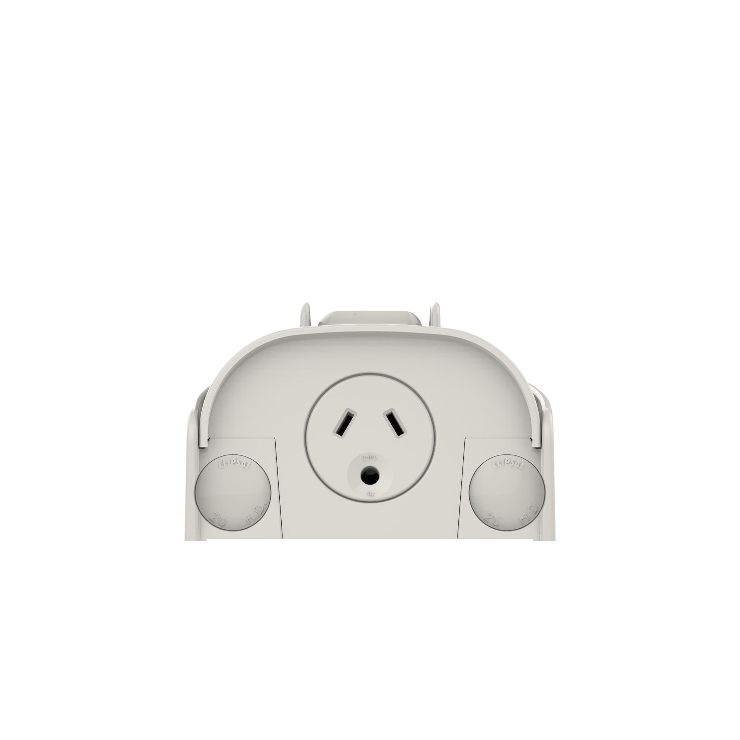 Picture of Socket, Weathershield, Single, Horse Shoe, Lighting, 10A, 250VAC, IP53