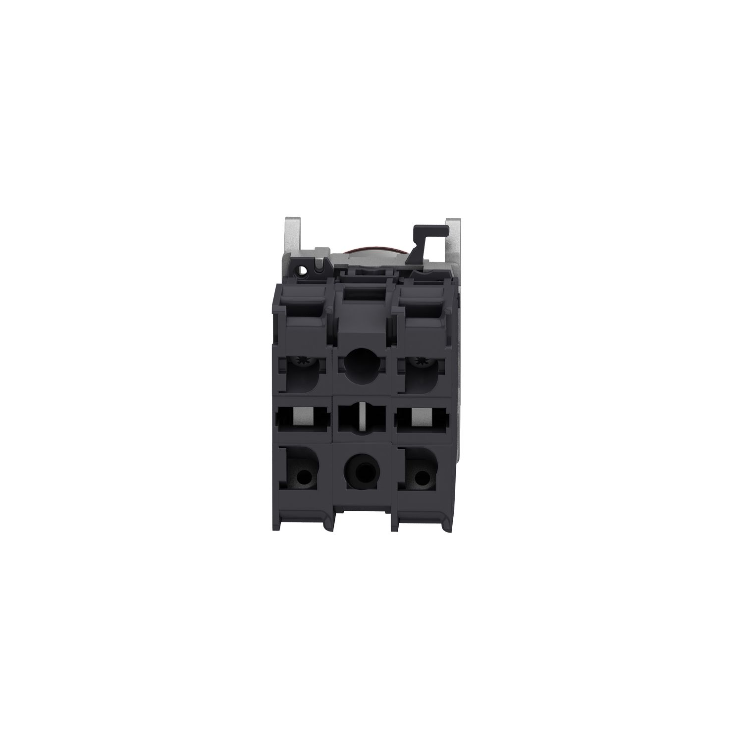 Picture of Complete illuminated push button, Harmony XB4 - ATEX D, metal, red flush, 22mm, spring return, booted, 1NC, 24...254V AC DC