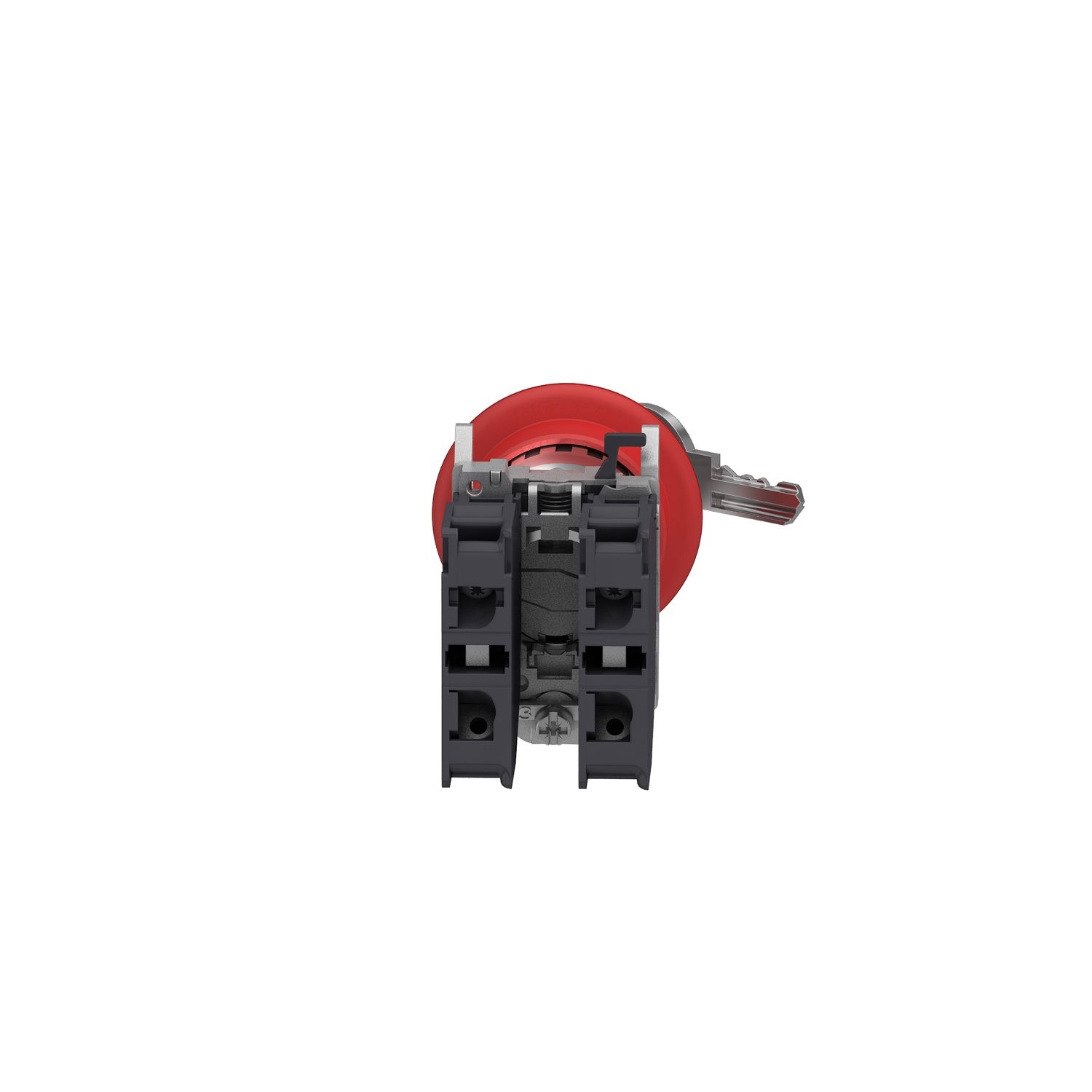 Picture of Complete emergency stop push button, Harmony XB4, Explosive atmosphere, 455 key RELEASE