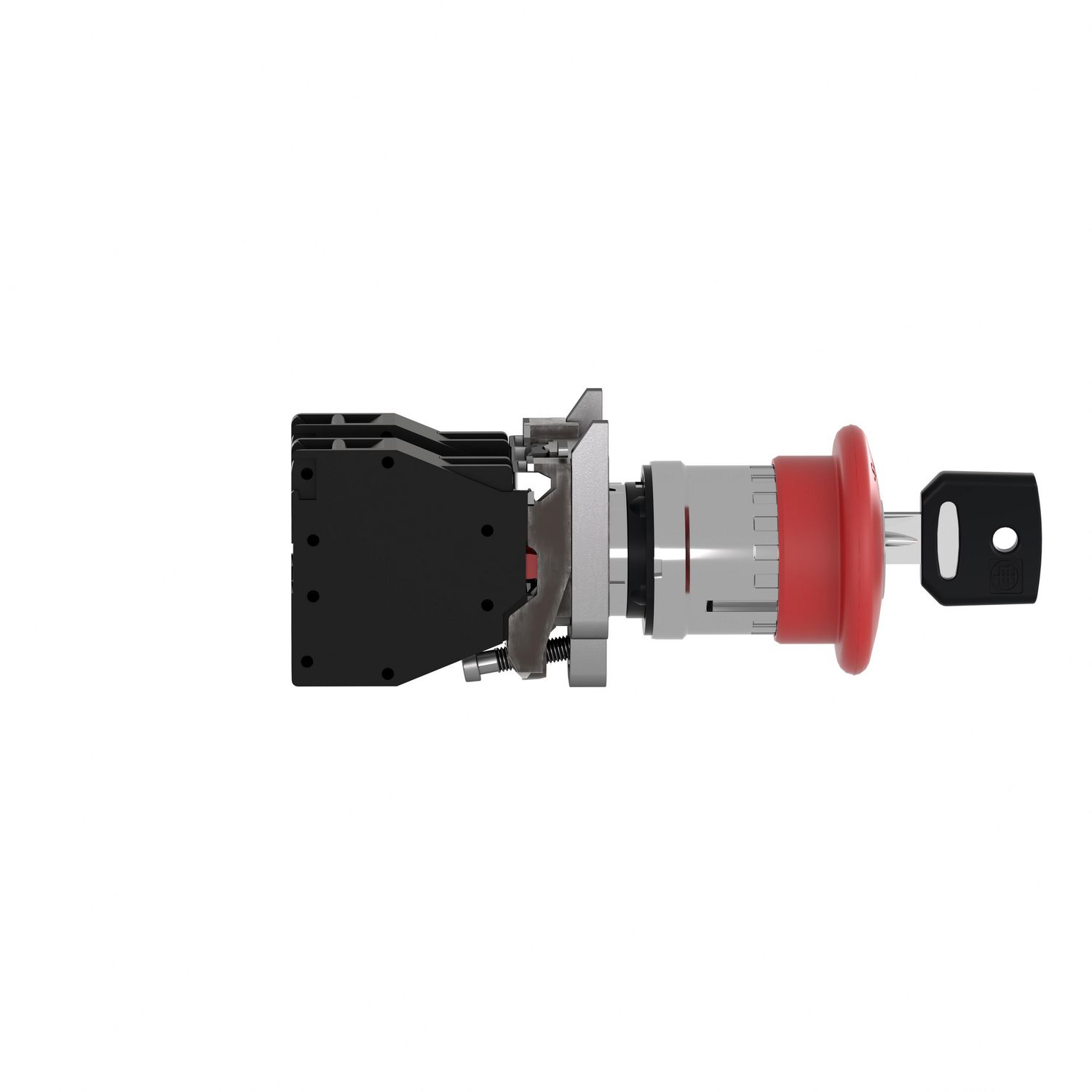 Picture of Complete emergency stop push button, Harmony XB4, Explosive atmosphere, 455 key RELEASE