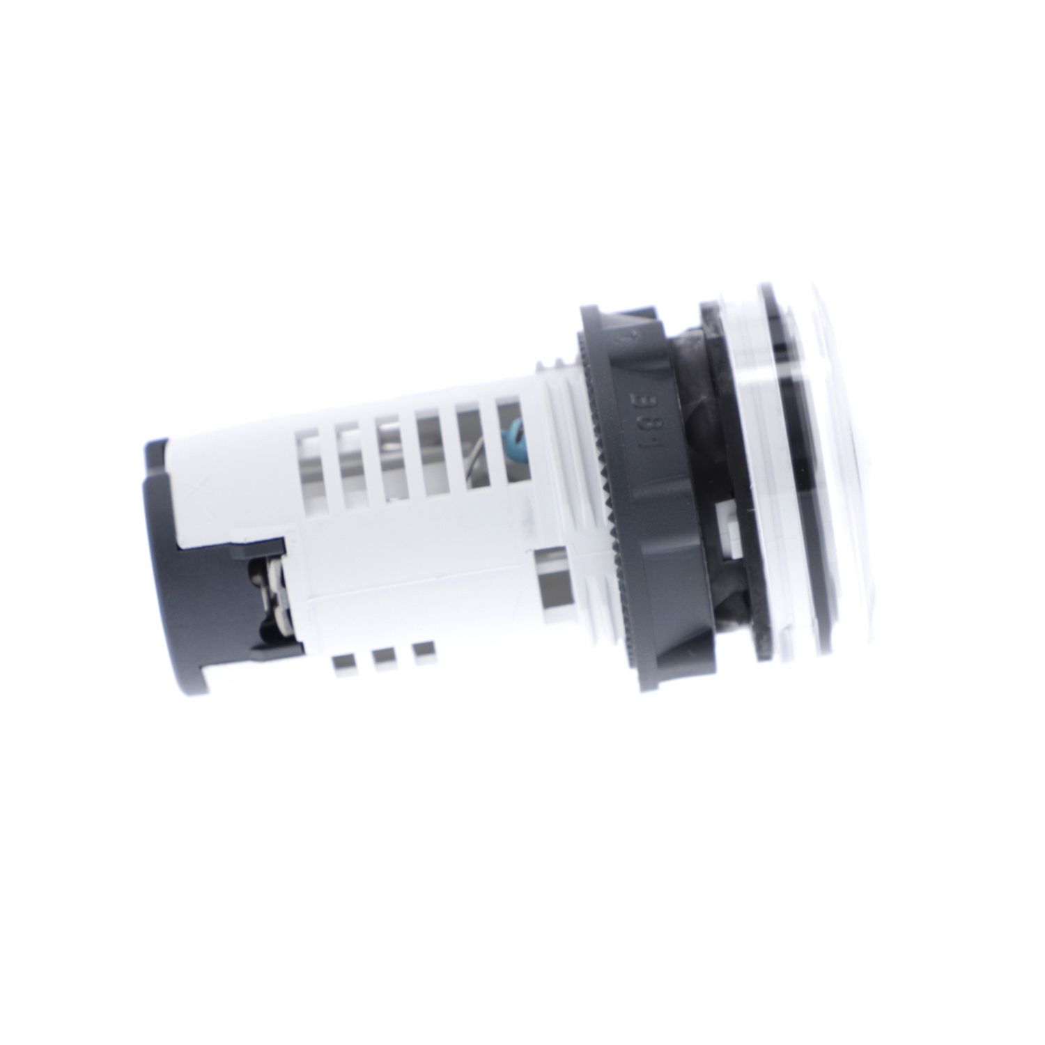 Picture of Monolithic pilot light, Harmony XB7, plastic, clear, 22mm, integral LED, 24V AC DC