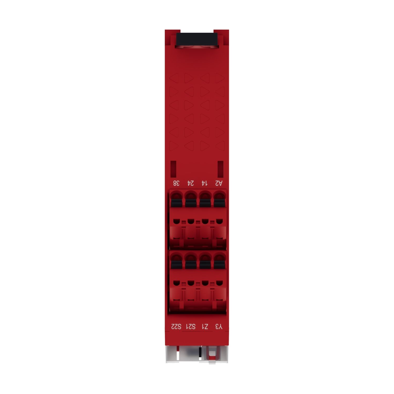 Picture of safety module, Harmony XPS, time delayed output, for Estop, guard, OSSD, 24V AC or DC, spring
