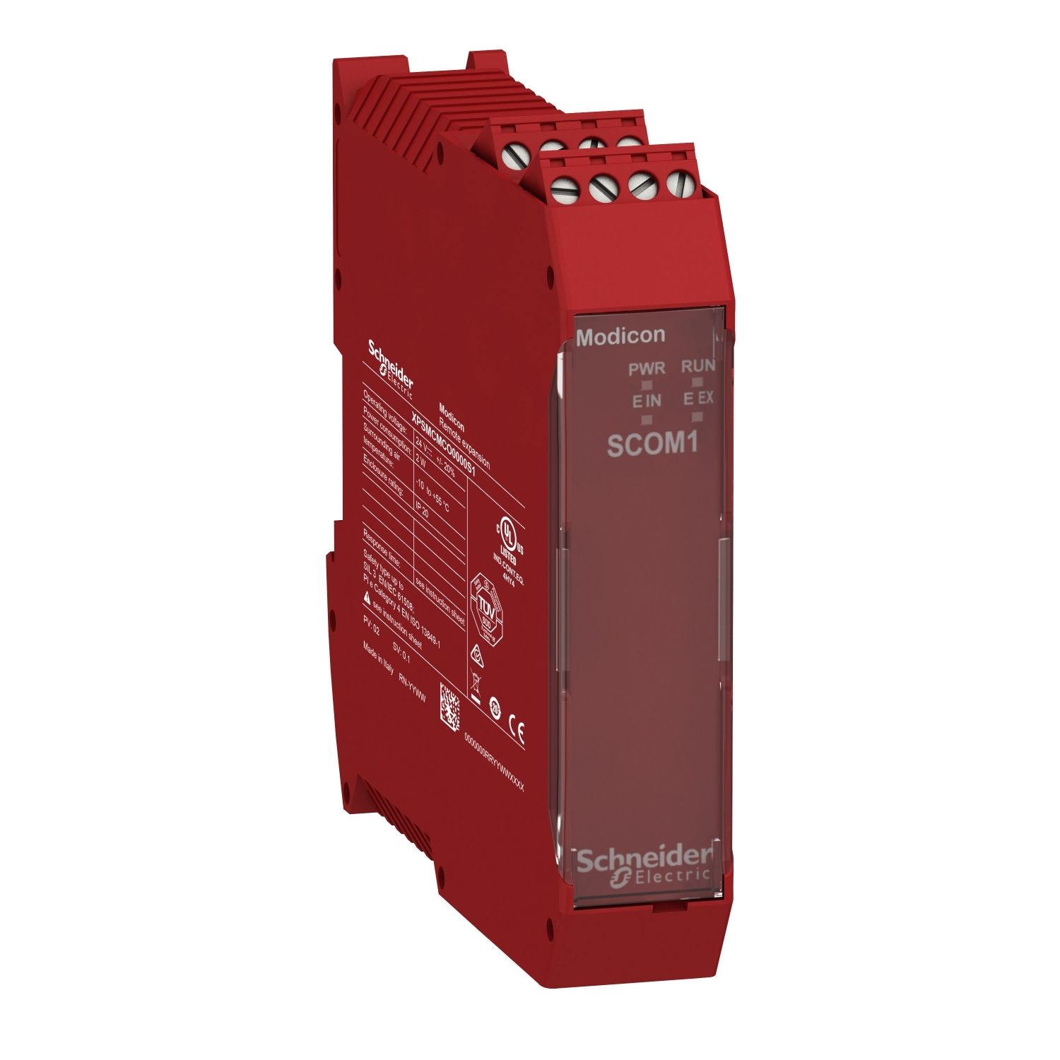 Picture of expansion module, Modicon MCM, RS485 safe communication, 1 way, screw