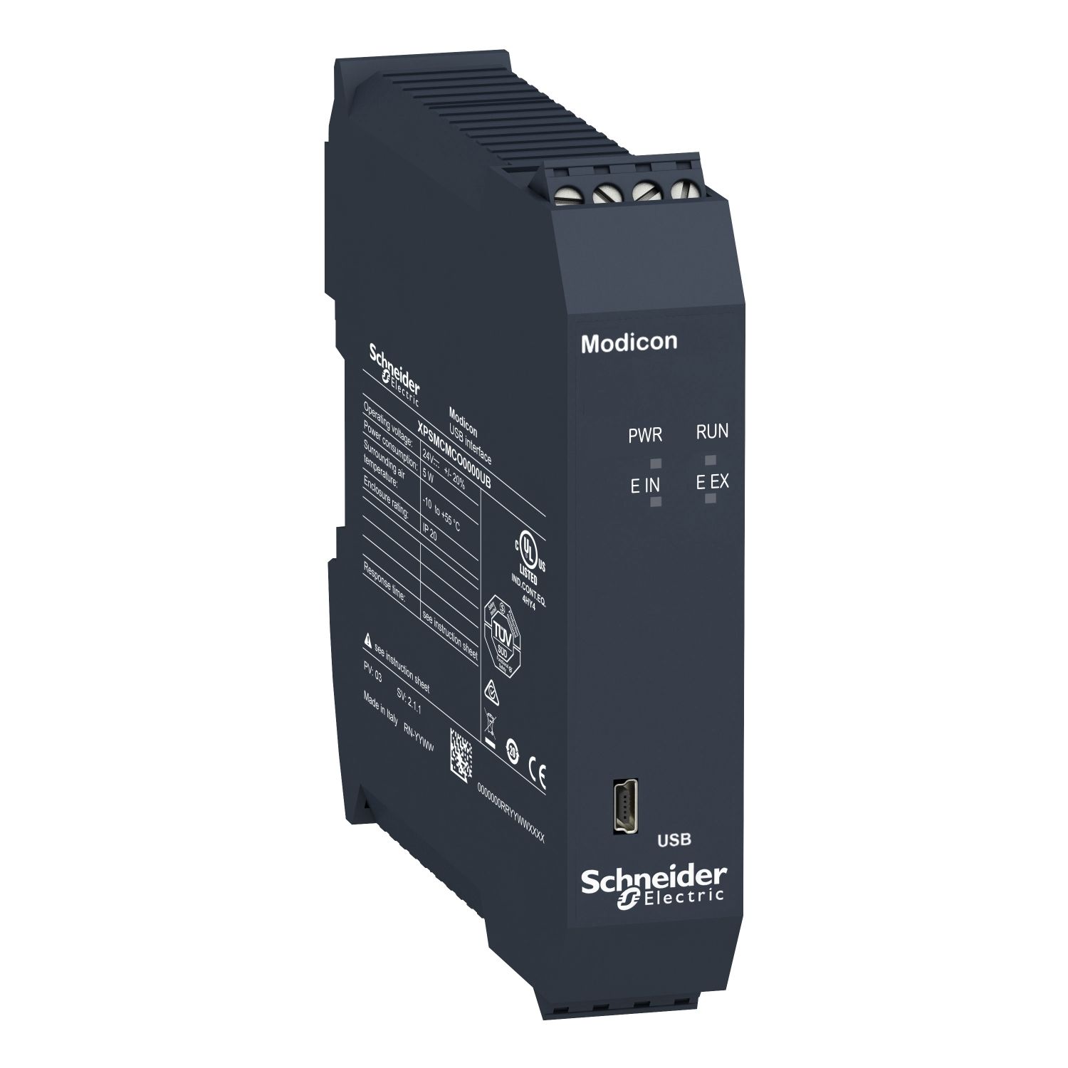 Picture of USB diagnostics expansion module, Modicon MCM, screw term