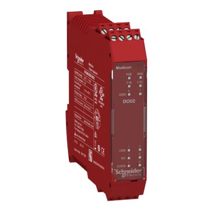 Picture of expansion modules, Modicon MCM, 2 digital output pairs, screw